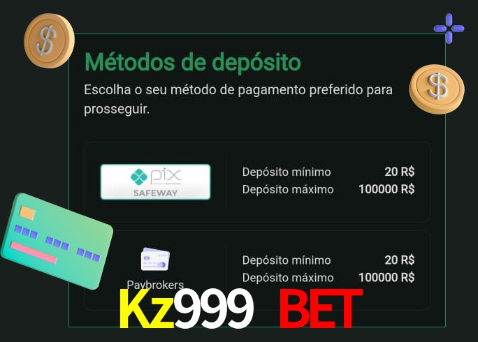 O cassino Kz999 Bet oferece uma grande variedade de métodos de pagamento